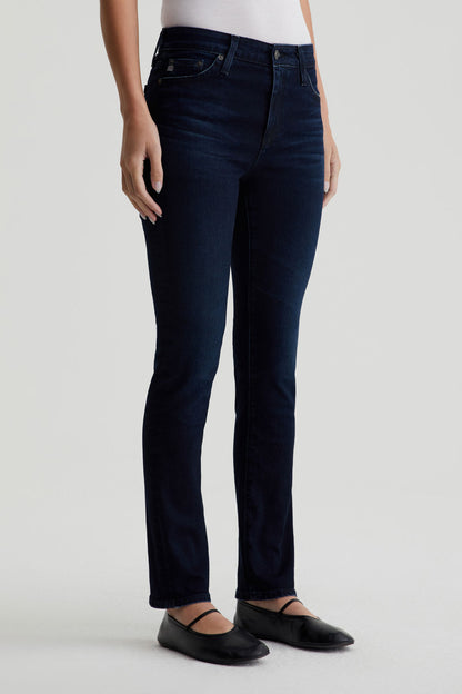 Mari High Rise Slim Straight Crop in 3 Years Highrise by AG