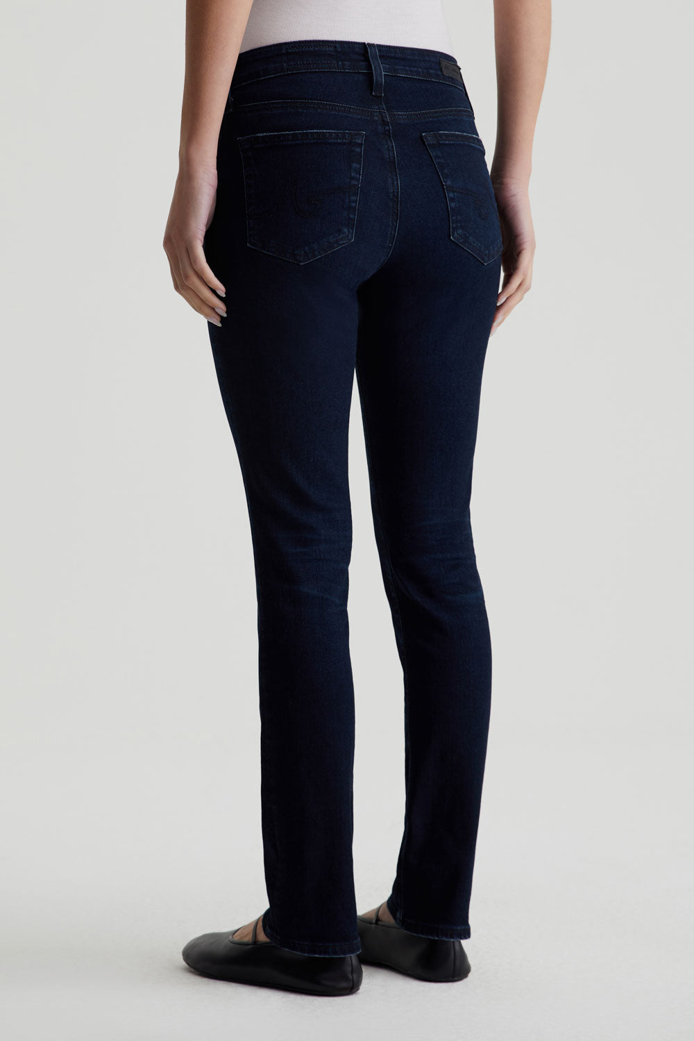 Mari High Rise Slim Straight Crop in 3 Years Highrise by AG