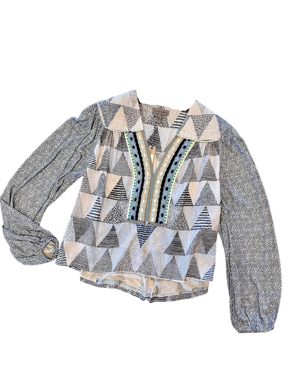 Carianna Top in blue multi by Conditions Apply