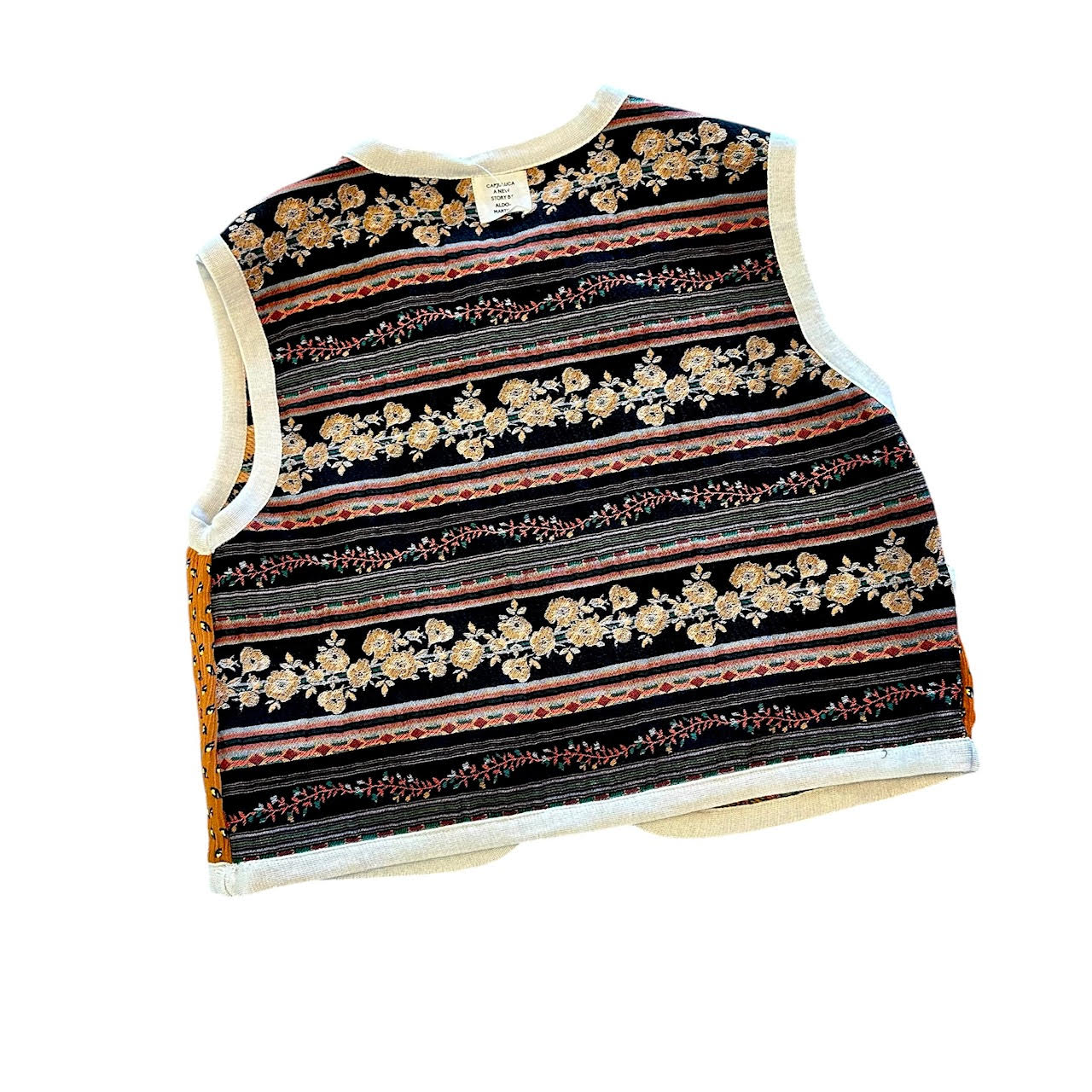 Reversible Mix Print Vest in multi by Aldo Martins