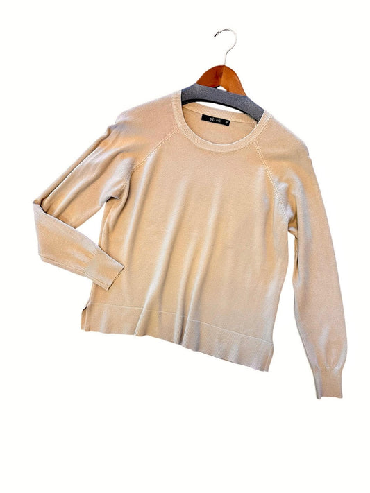 Lorraine Sweater in beige by Deluc