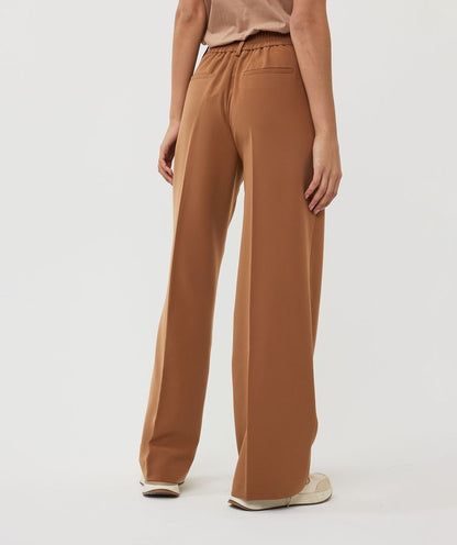 Wide Trousers in copper brown by Esqualo