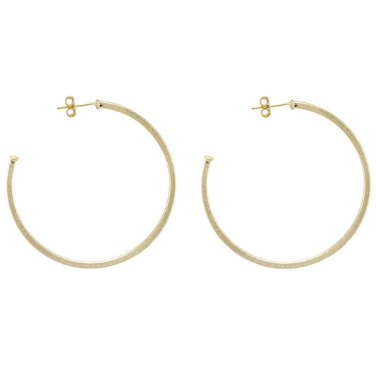 Perfect Hoops in gold by Sheila Fajl